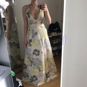 ABS Allen Schwartz Floral Gown